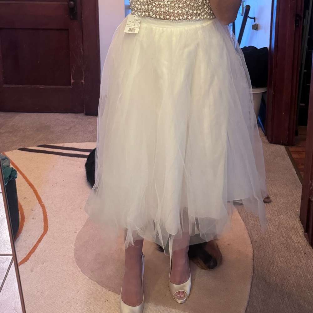 David’s bridal tulle separate skirt. Size 6. NWT